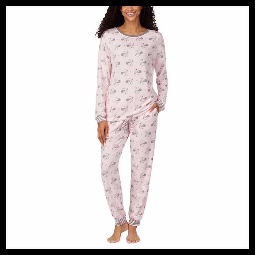 DISNEY Minnie Mouse Lounge Set Pink Pajamas - Picture 2 of 7